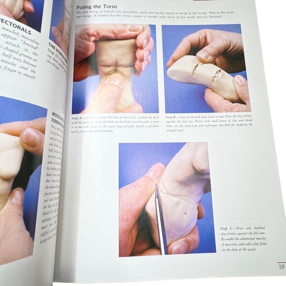 Creating Lifelike Figures in Polymer and Clay Paperback Book by Katherine Dewey - Picture 10 of 10